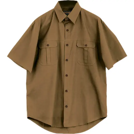 Kalahari Mens Plain Bush Shirt